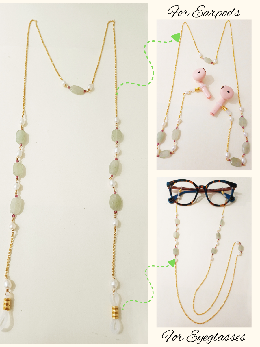 Aventurines Earpods Chain