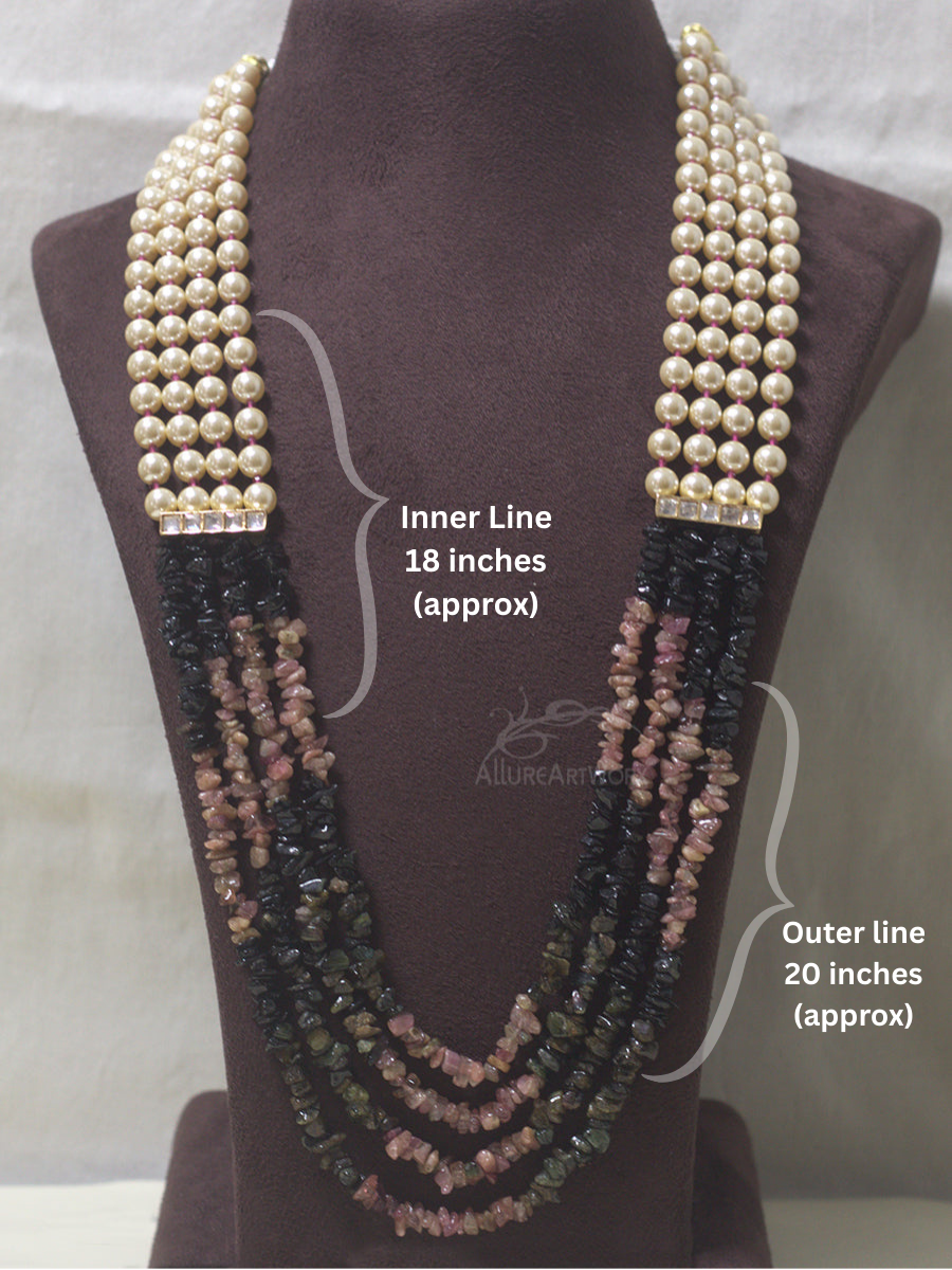 Tourmaline Pearl Neckpiece