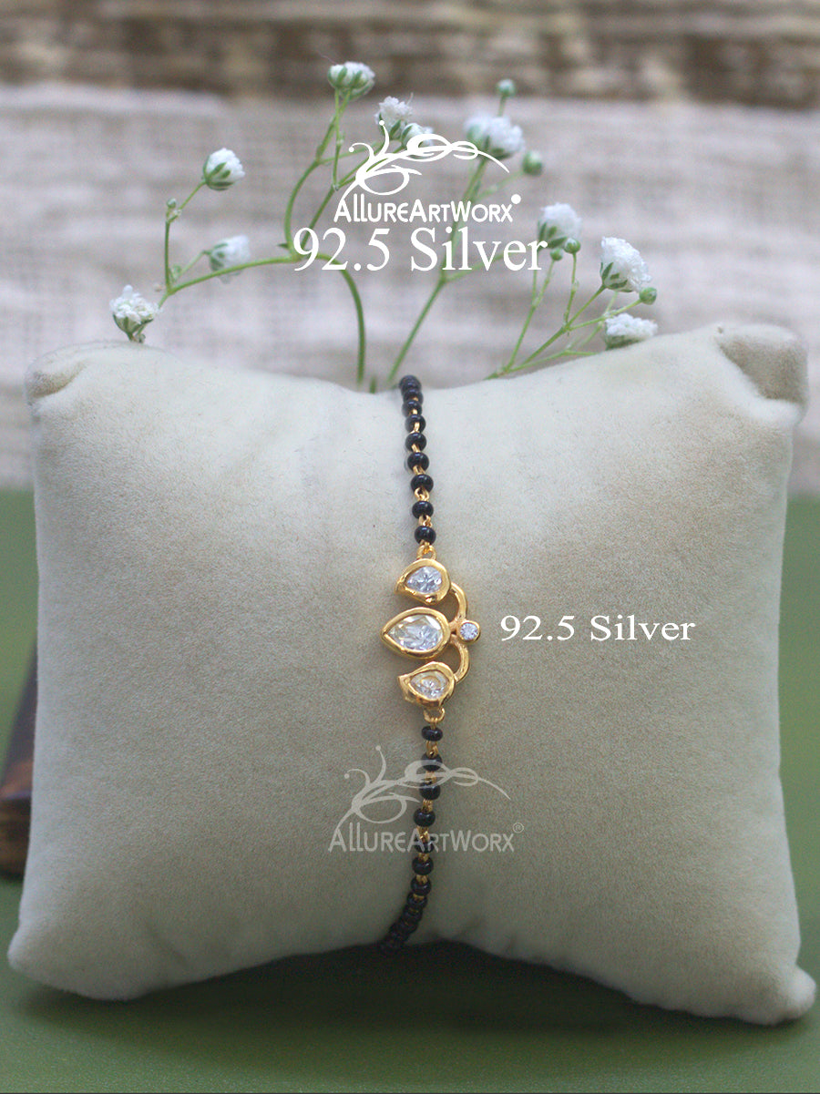 Aadya Silver Mangalsutra Bracelet