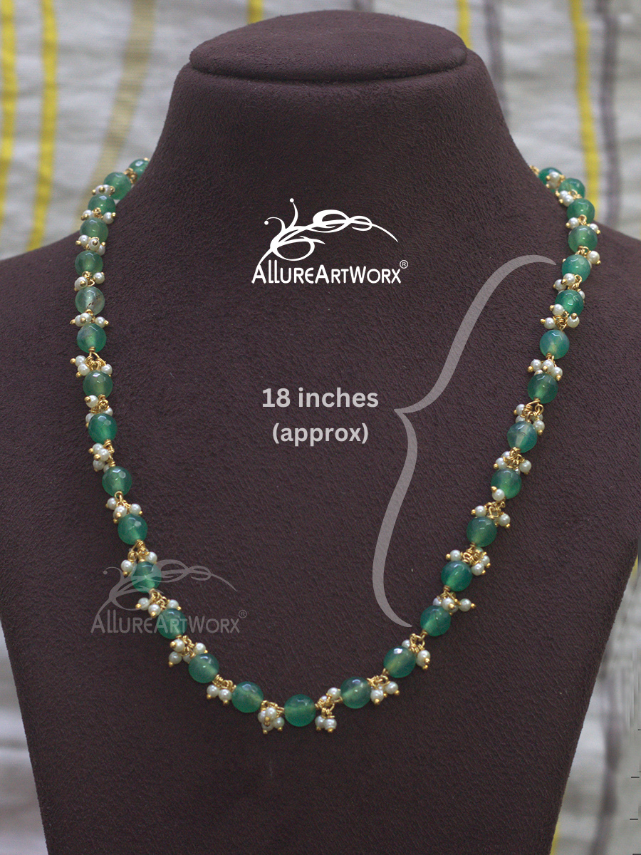 Green Agate Neckpiece
