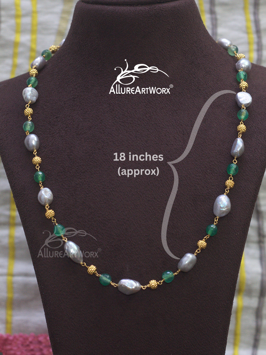 Baroque Agate Neckpiece
