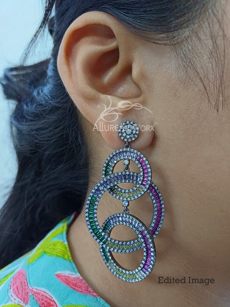 Colourful Earrings(long-victorian)