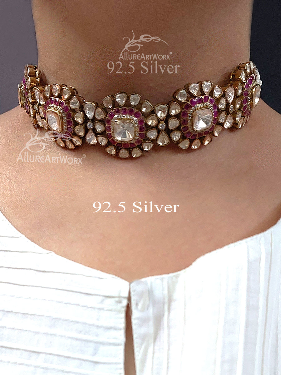 Kathyln Silver Choker