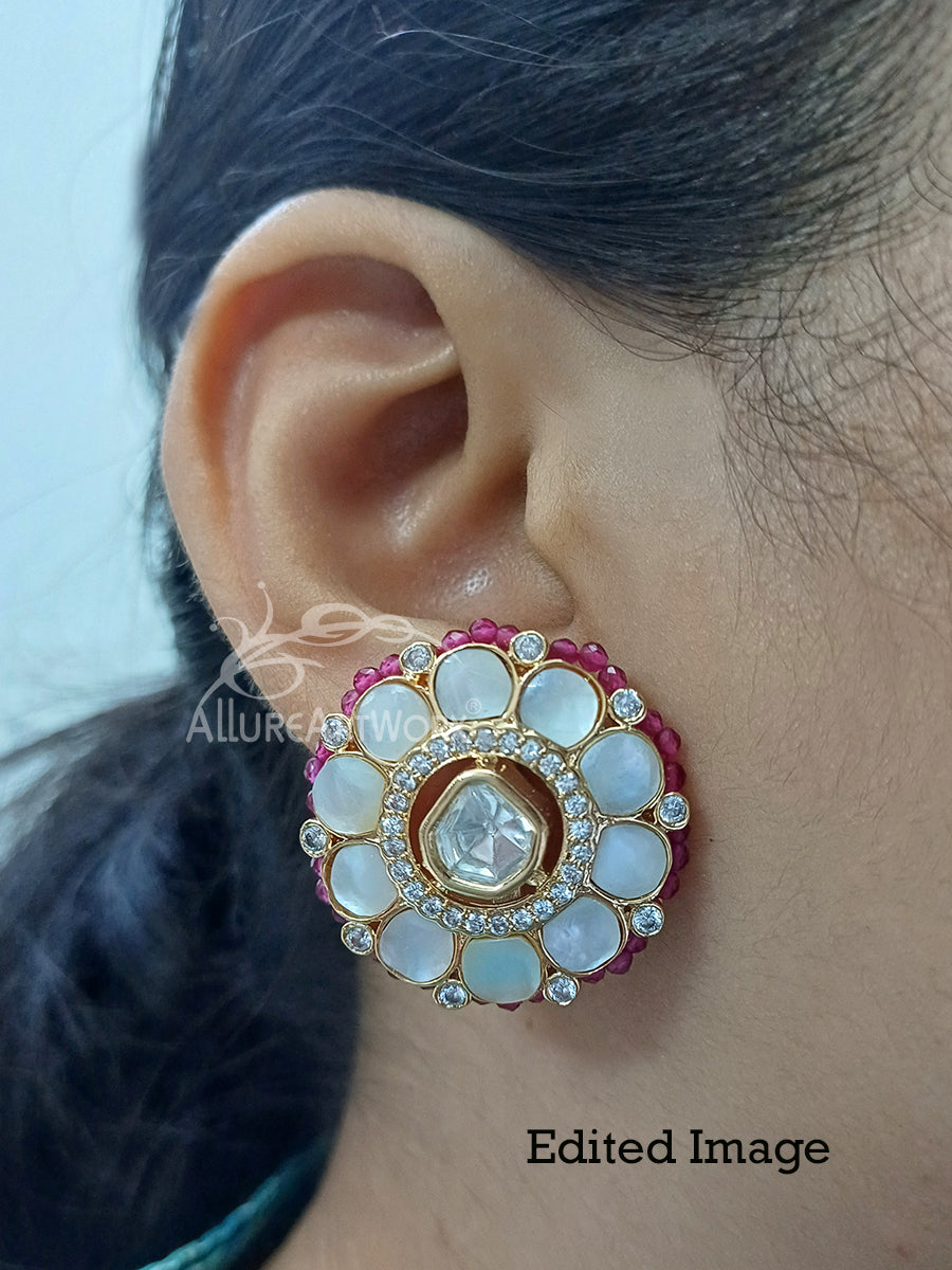 Trendy Earrings(big-light rosegold)