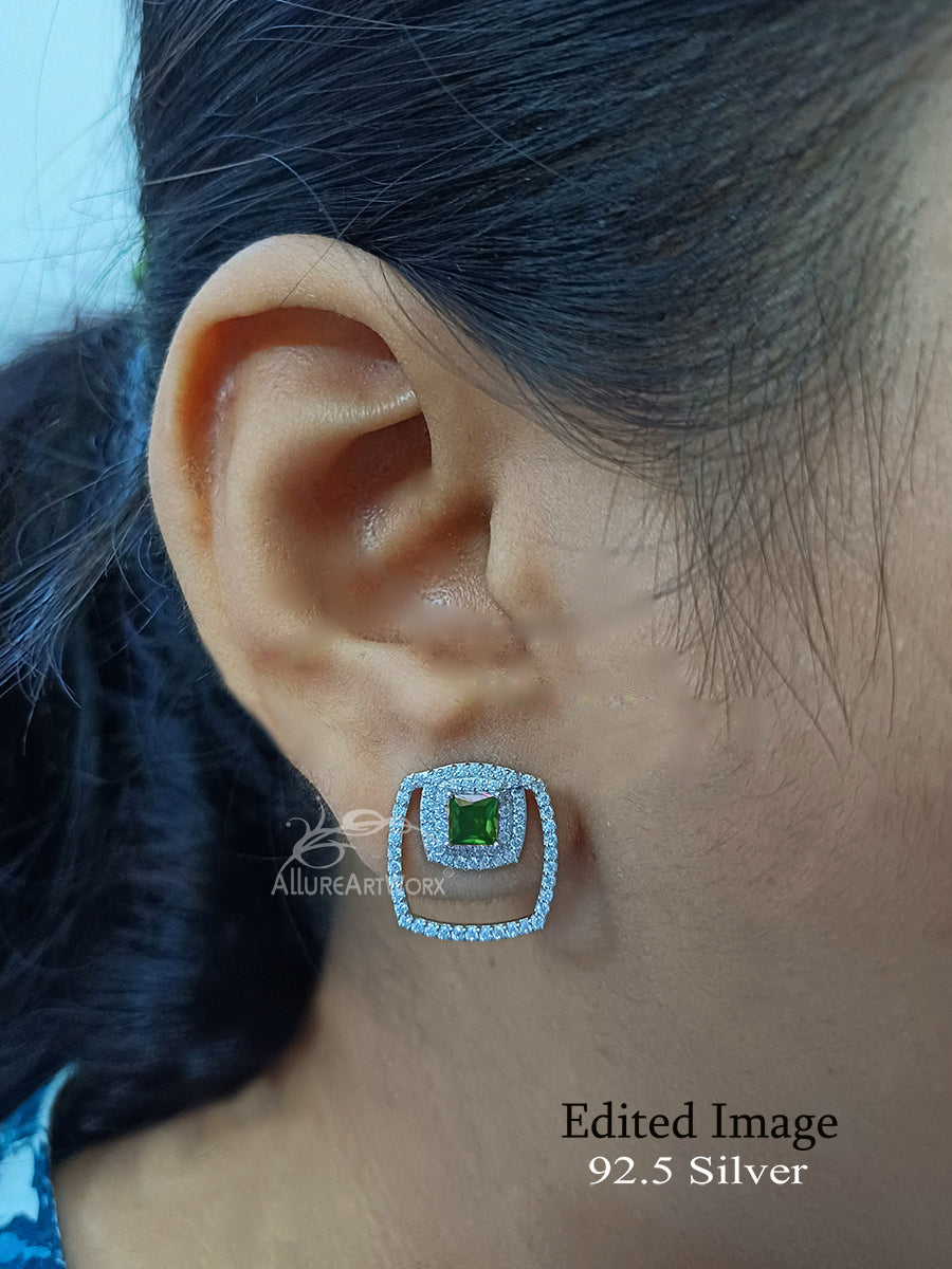 Aurora Silver Earrings