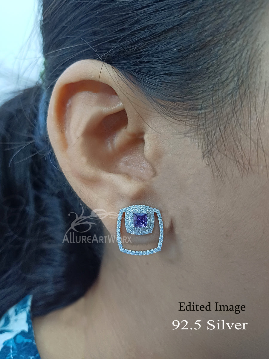 Aurora Silver Earrings