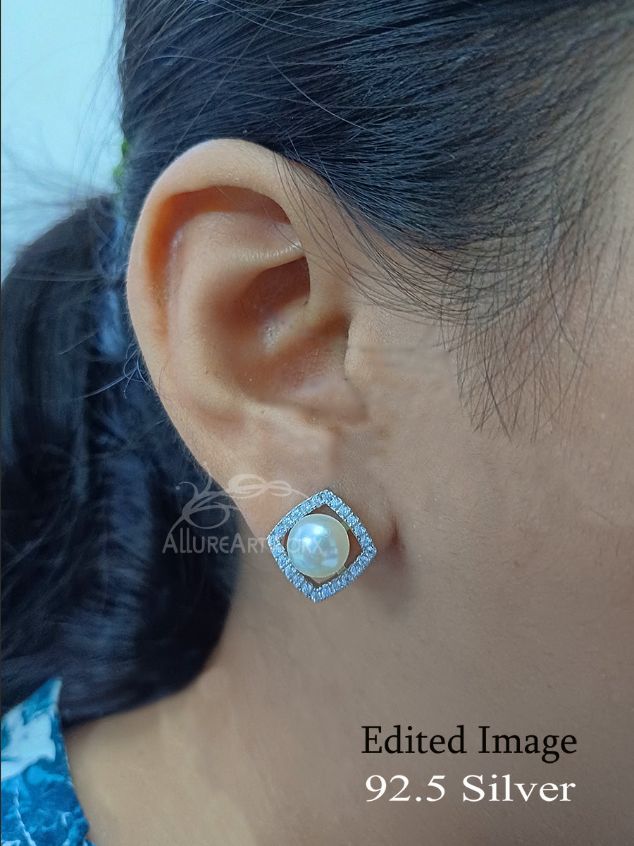 Snazzy Silver Earrings