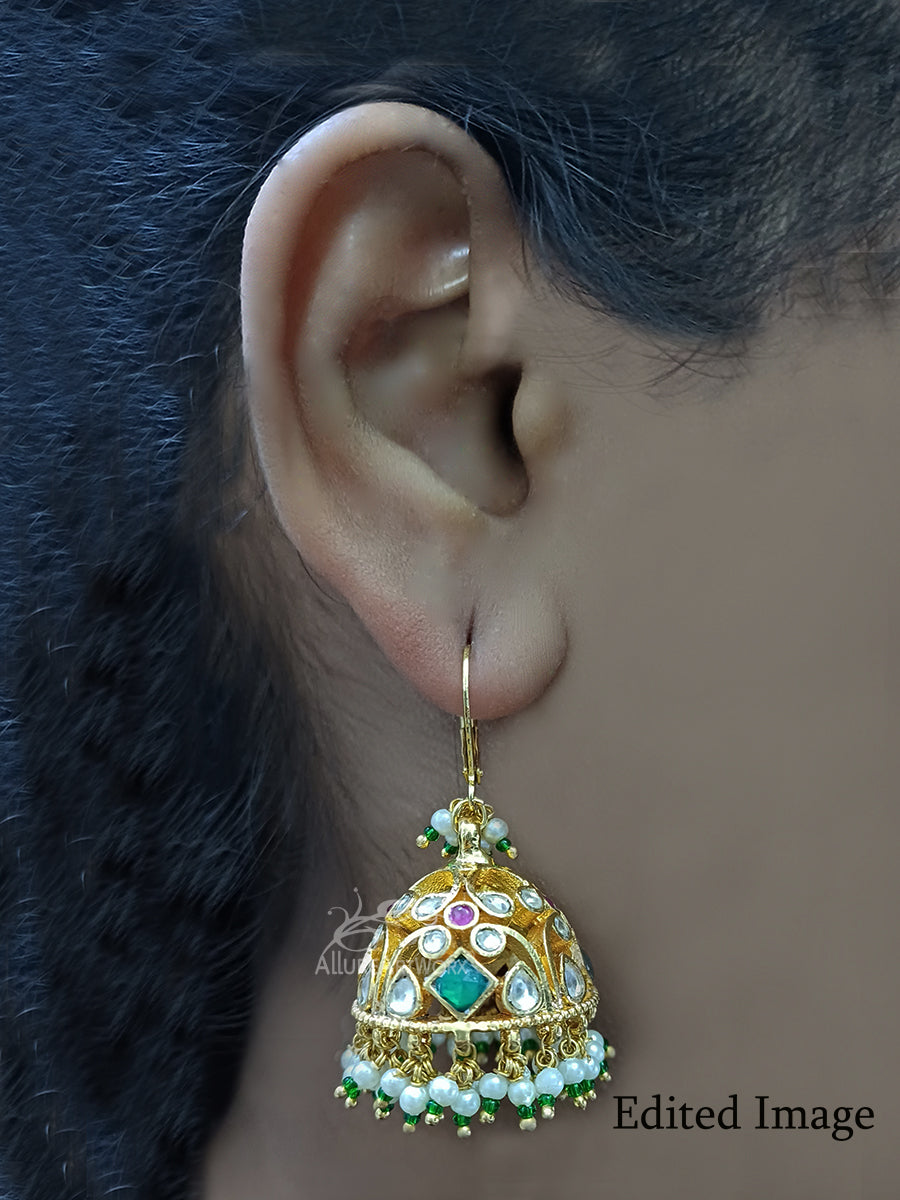 Jadau Jhumkas