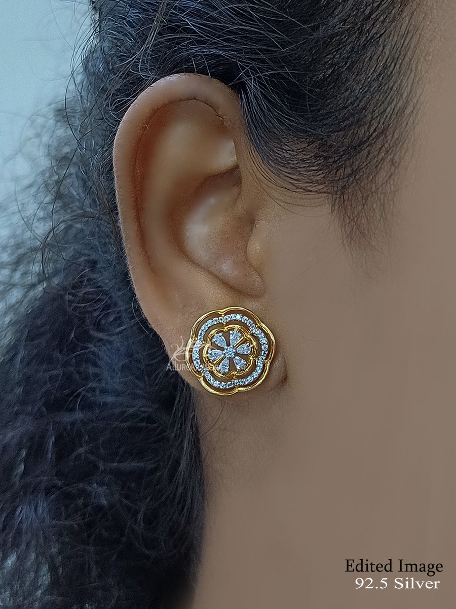 Flora SIlver Earrings