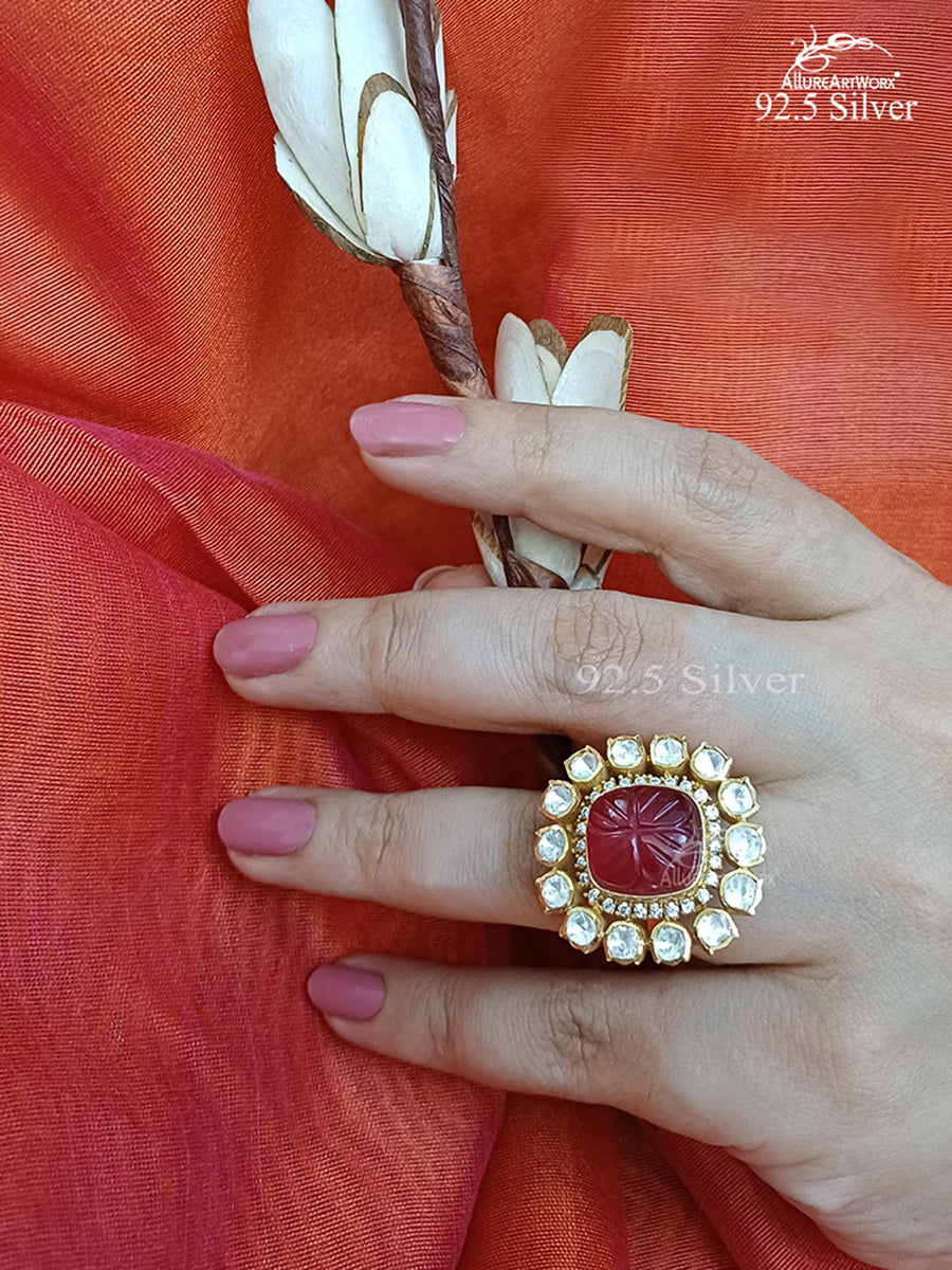 Faustine Silver Ring