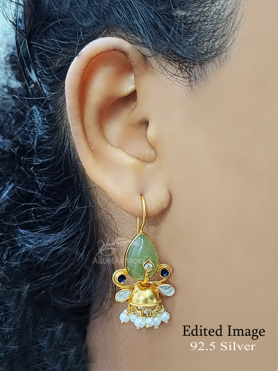 Parnika Silver Jhumkis(Preorder)