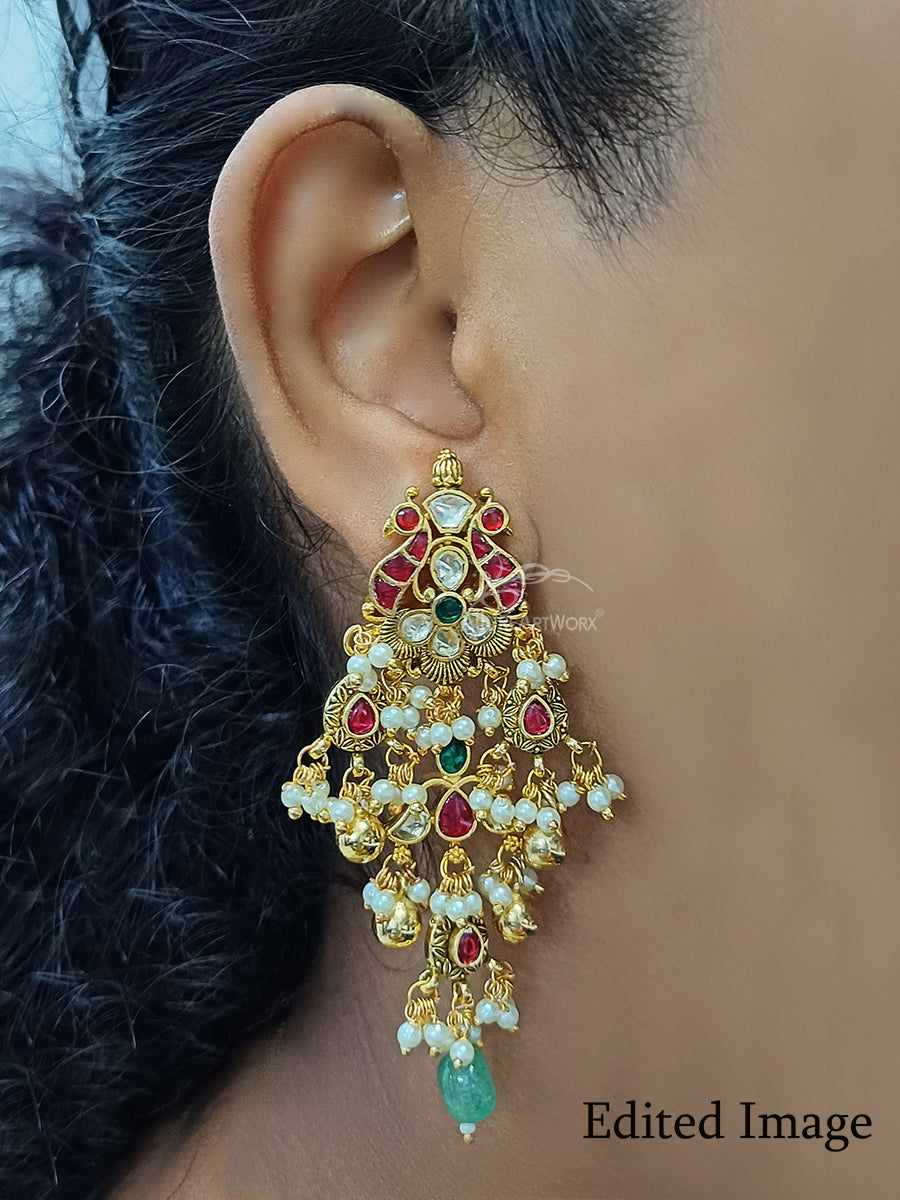 Peacock Earrings
