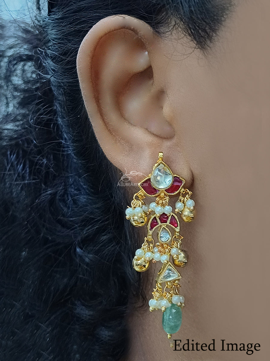 Jadau Earrings