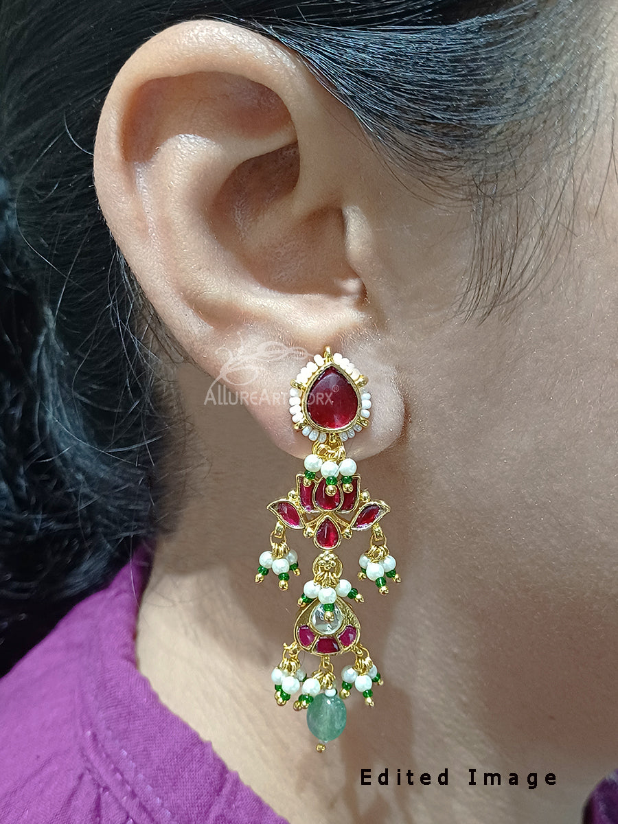 Jadau Earrings