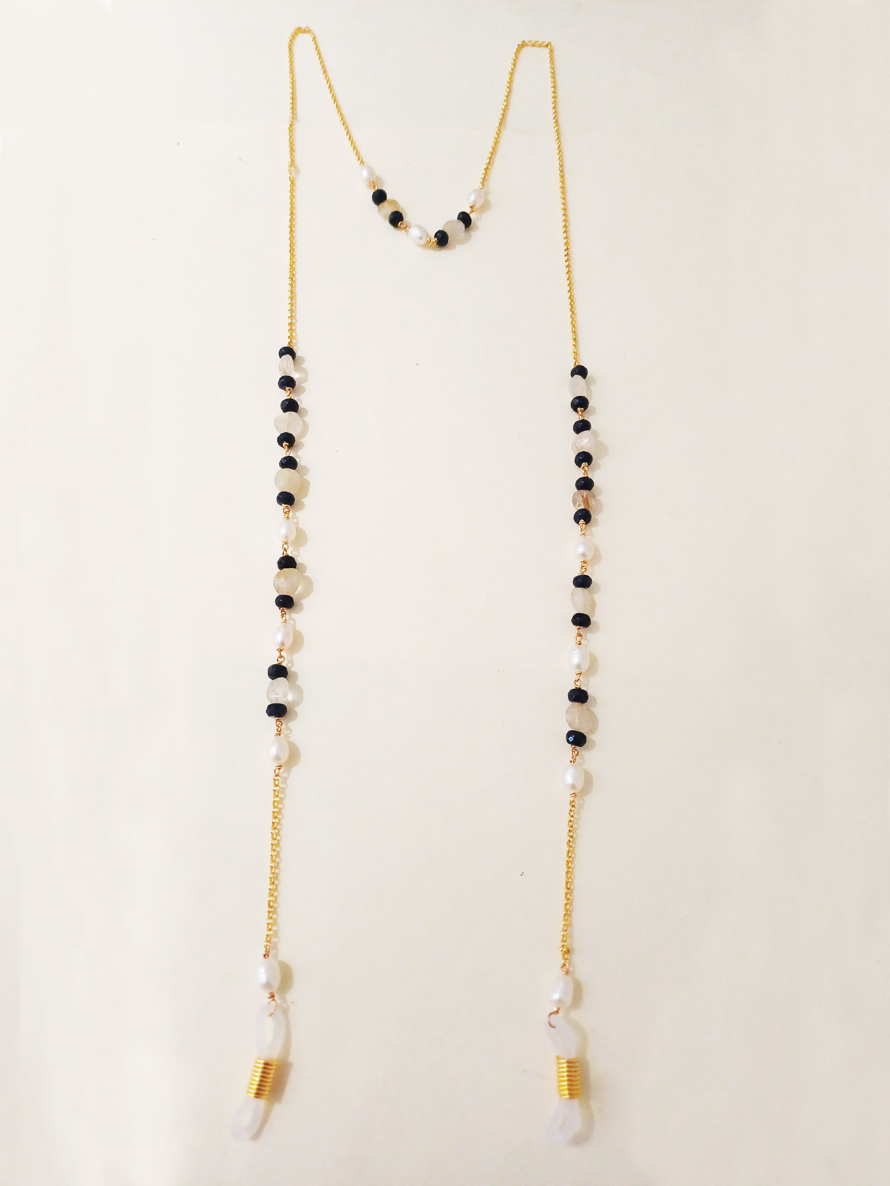 Citrine Pearl Earpods Chain