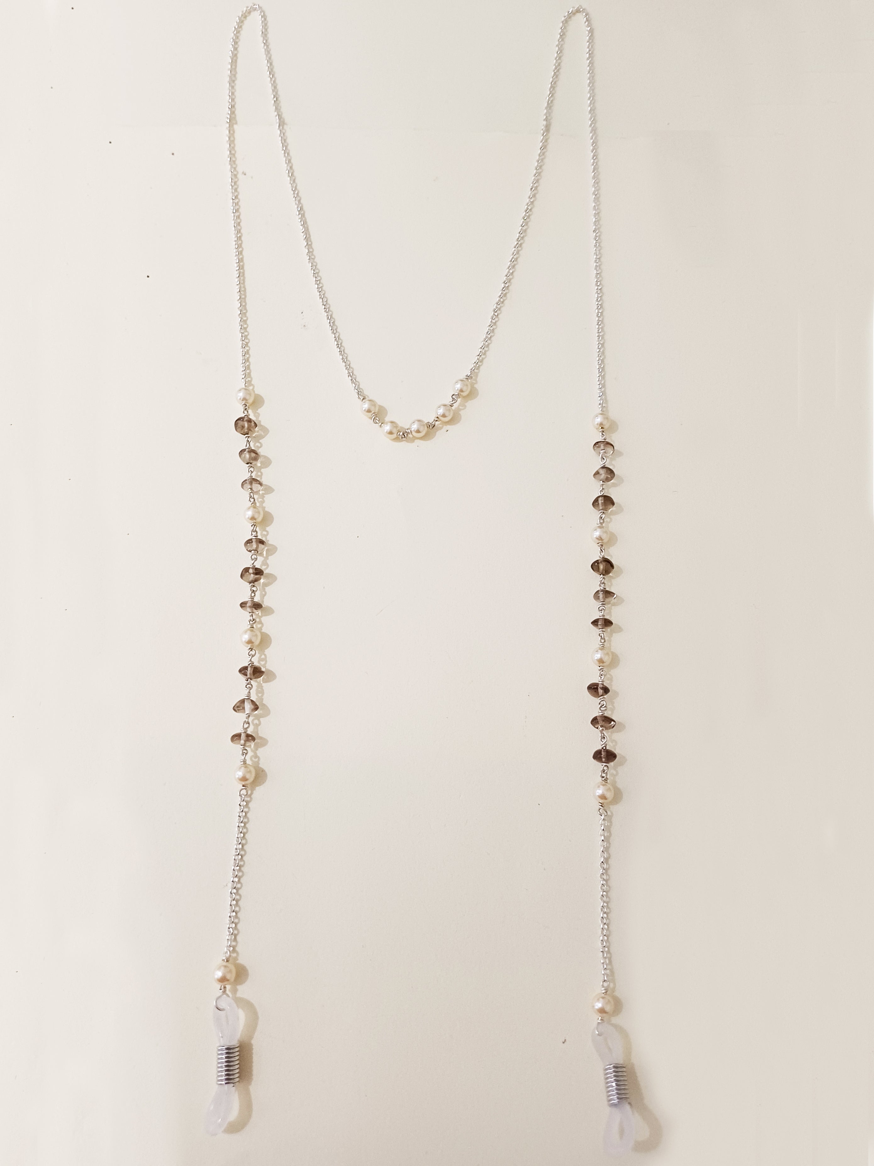 Quartz Pearl Earpods Chain