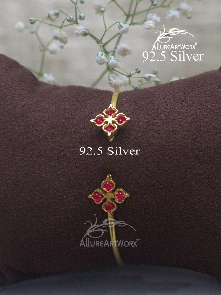 Carmine Silver Bracelet