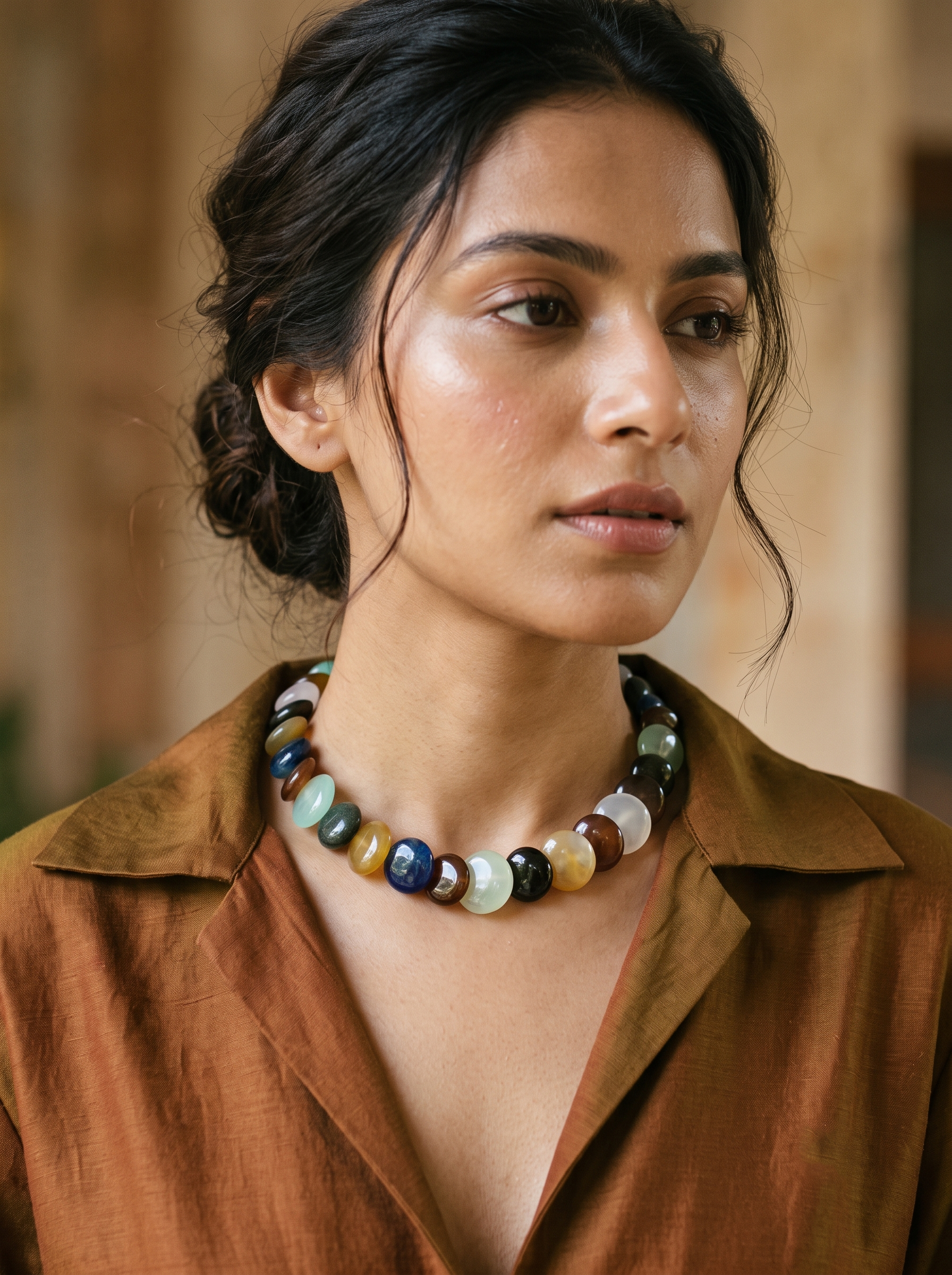 Agate Neckpiece
