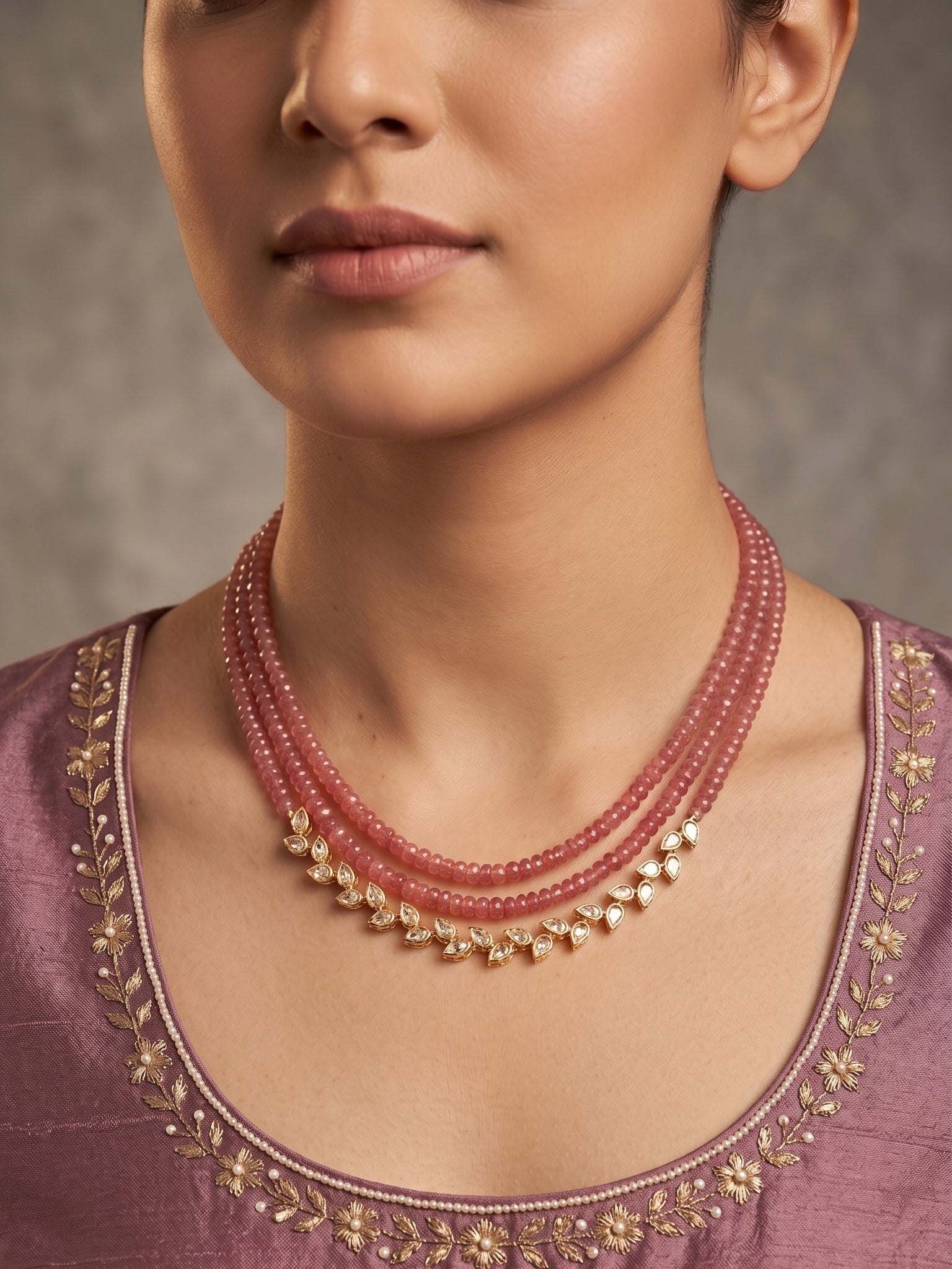 Jade Uncut Neckpiece