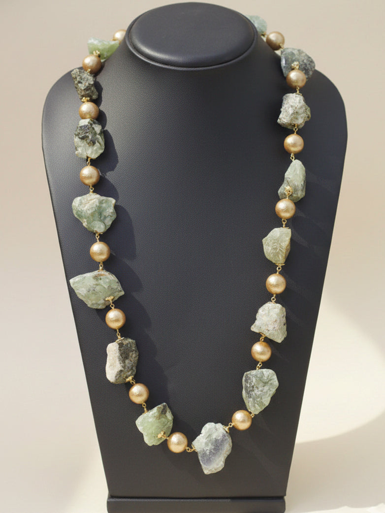 Prehnite Neckpiece