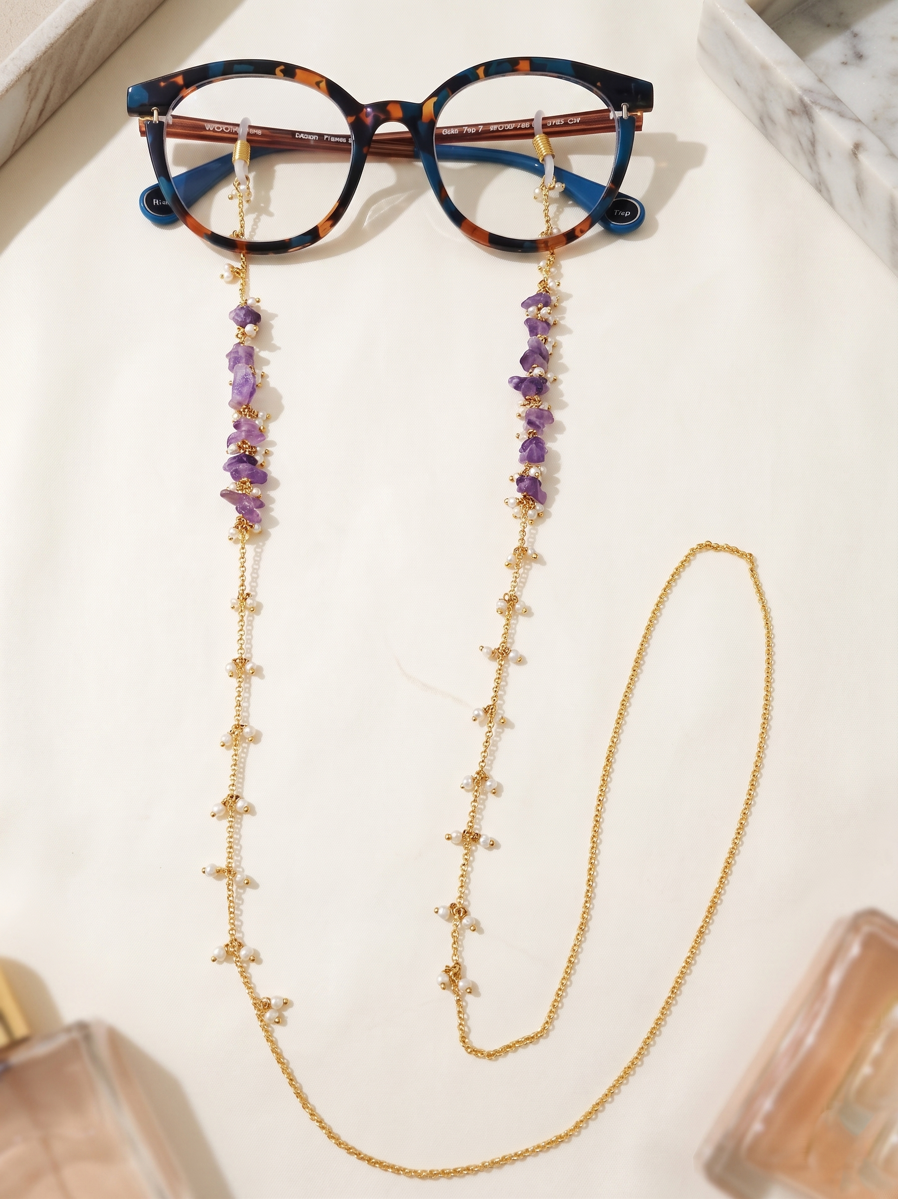 Amethyst Earpods Chain