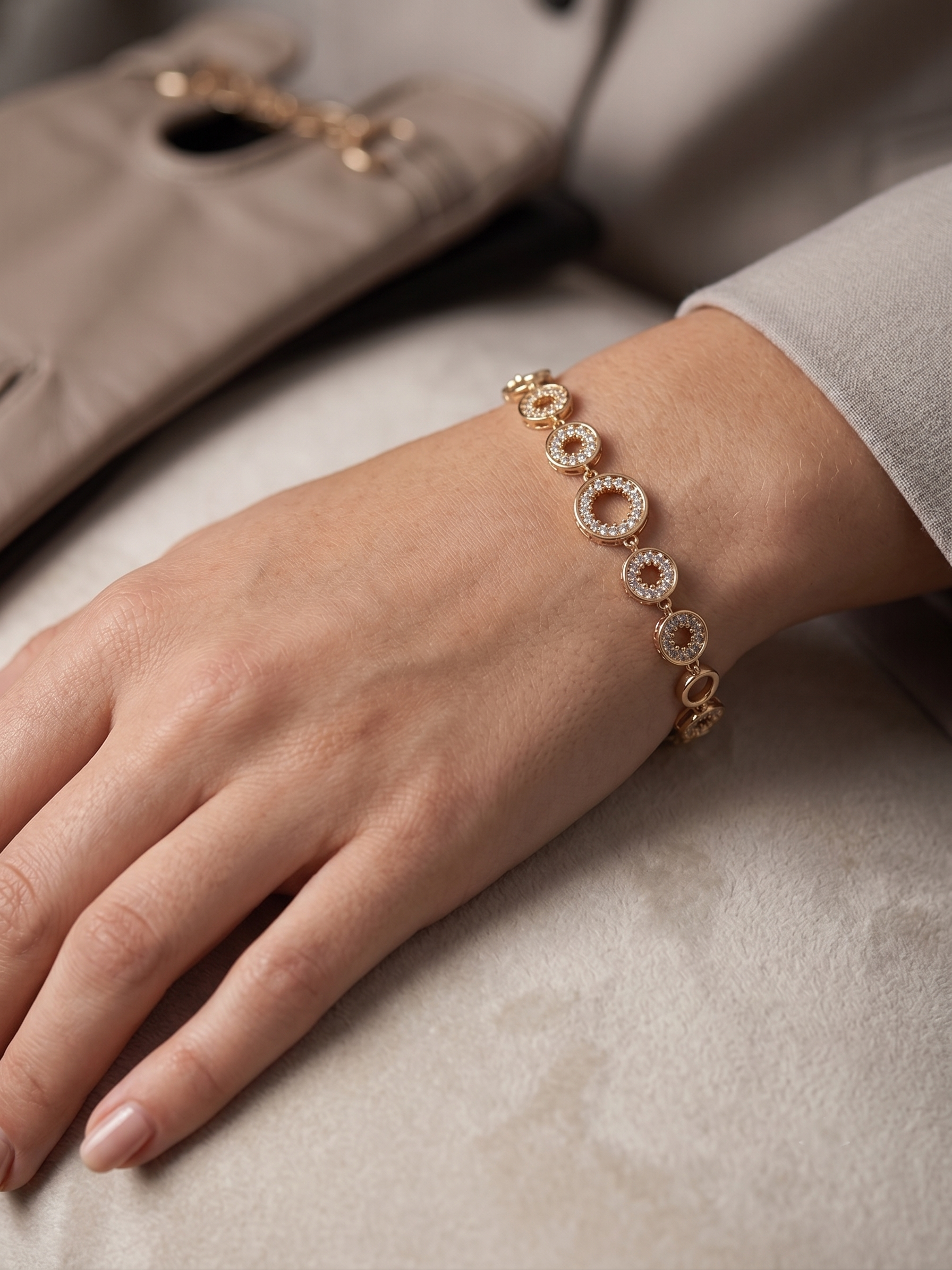 Trendy Tennis Bracelet