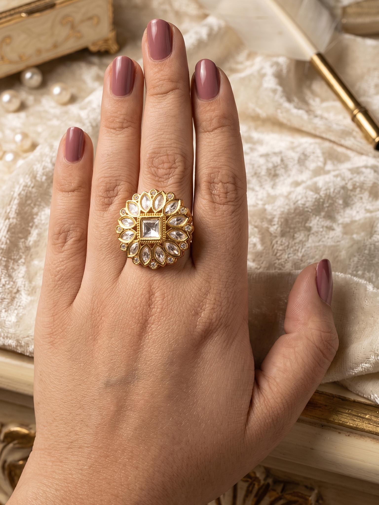 Kundan Ring