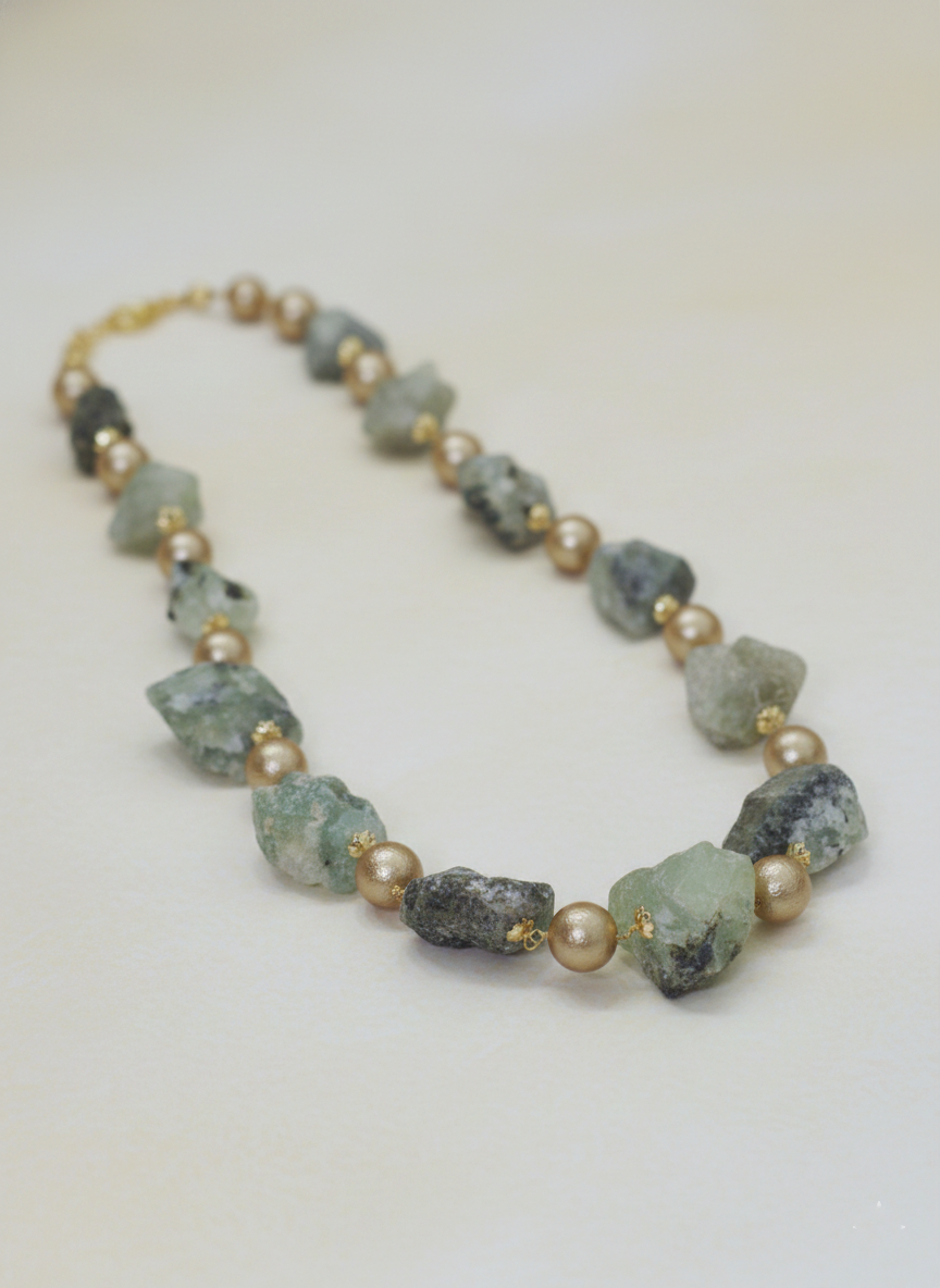 Prehnite Neckpiece