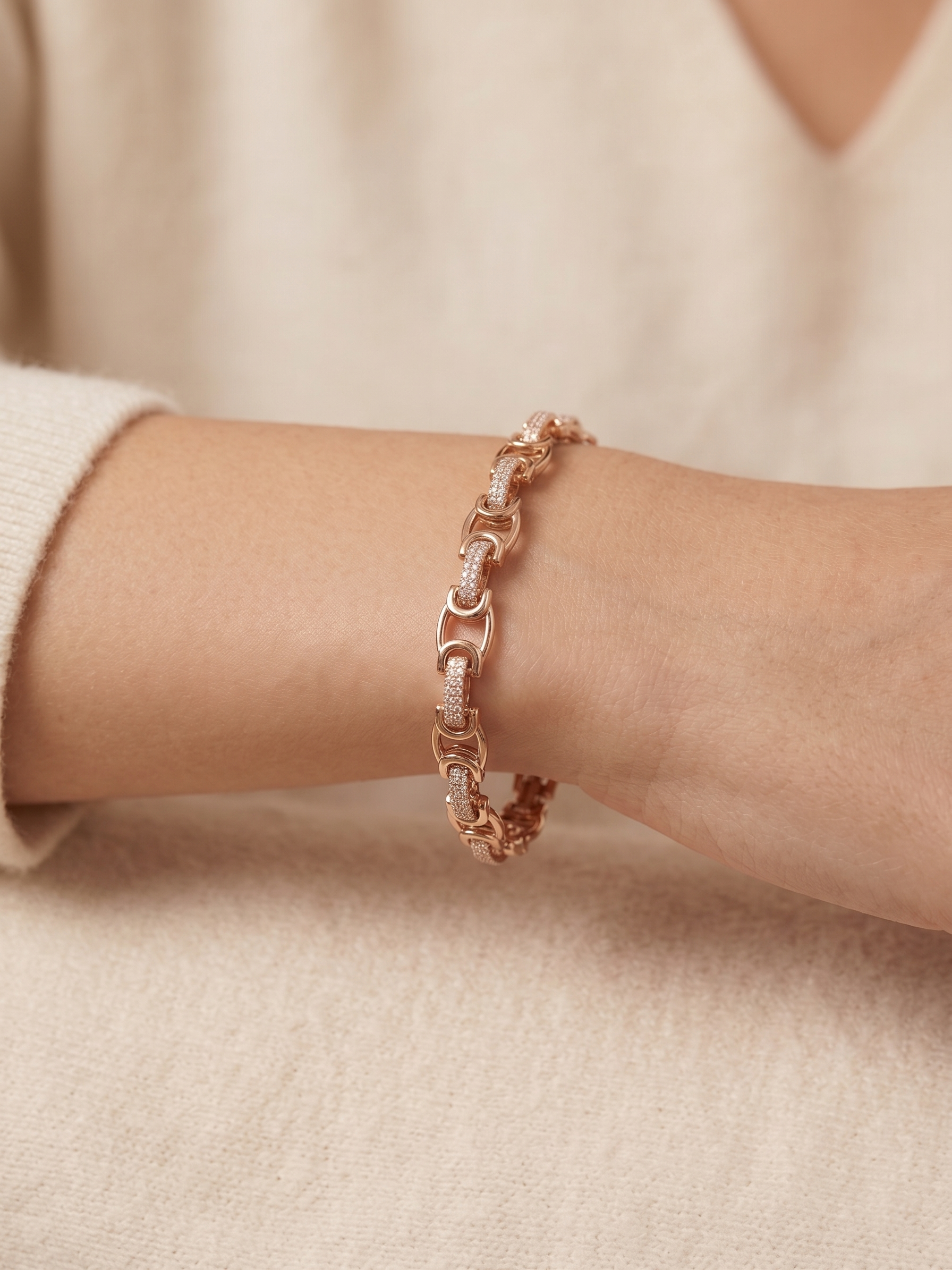 Trendy Tennis Bracelet