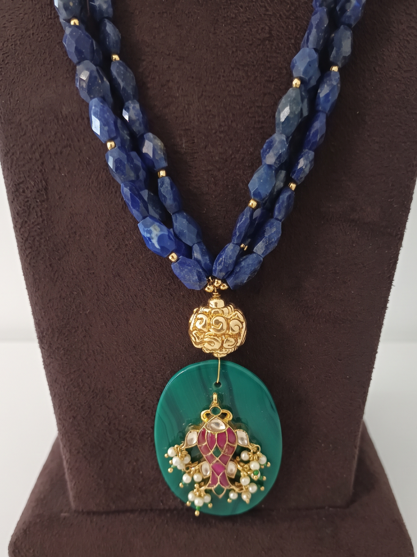 Lapis Agate Neckpiece