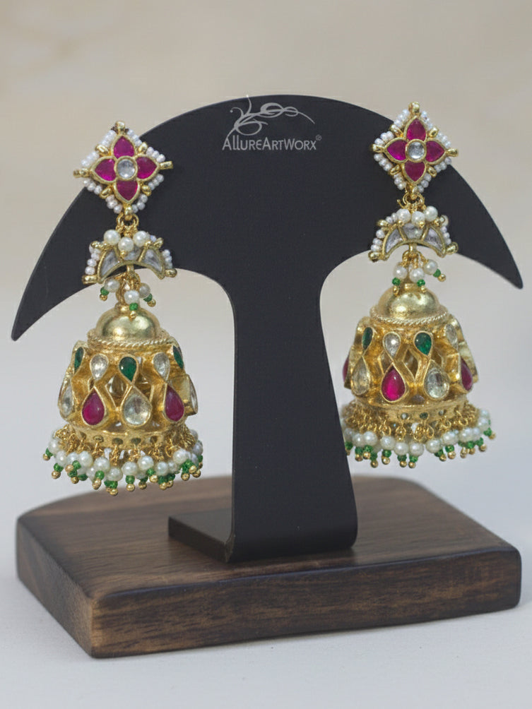 Jadau Jhumkas