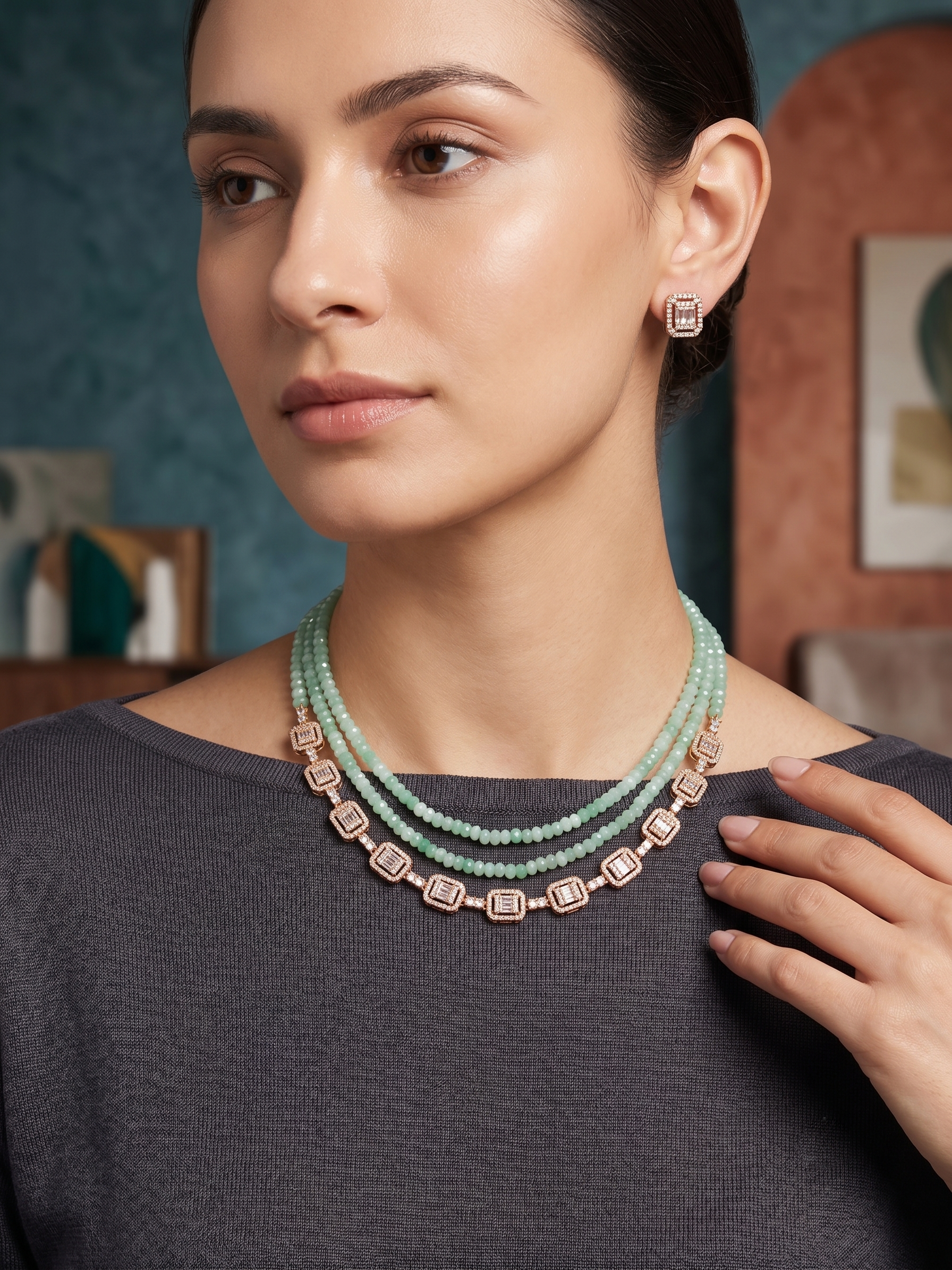 Jade Czs Necklace