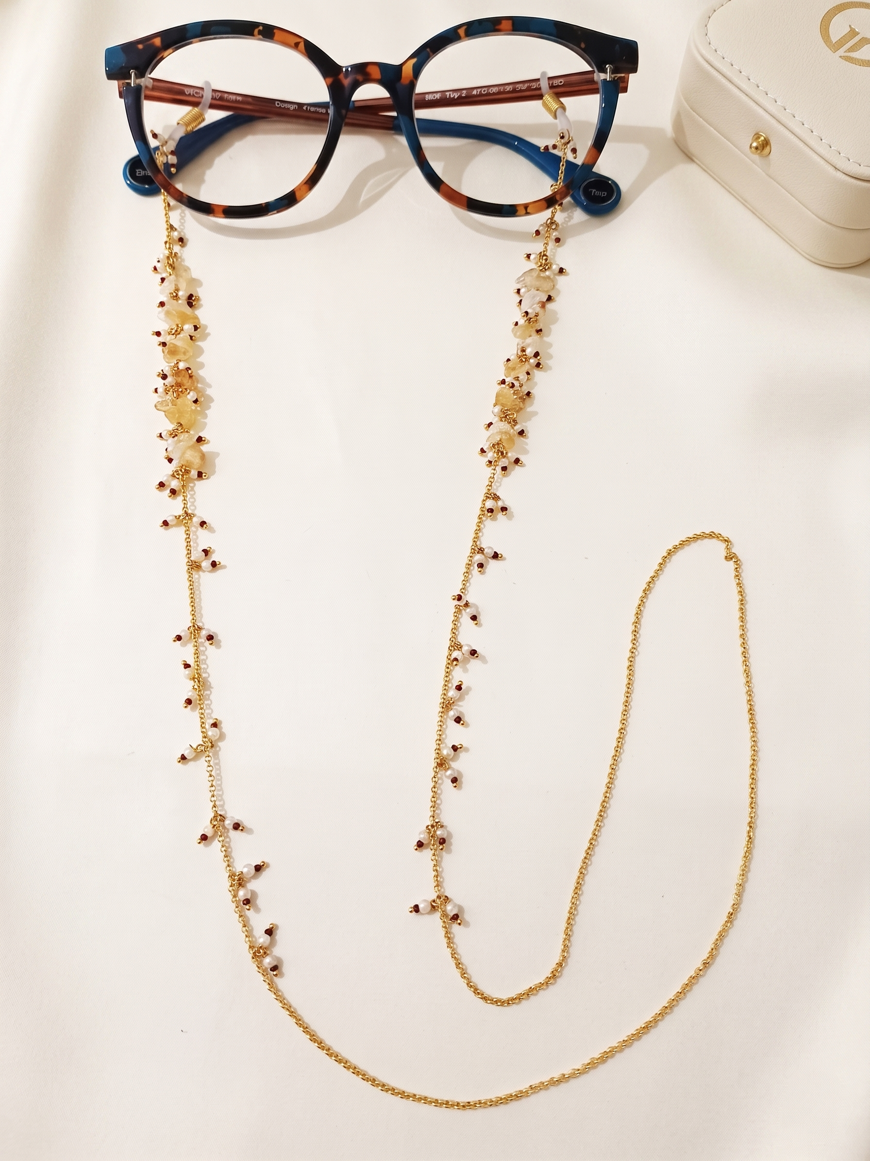 Citrine Earpods Chain