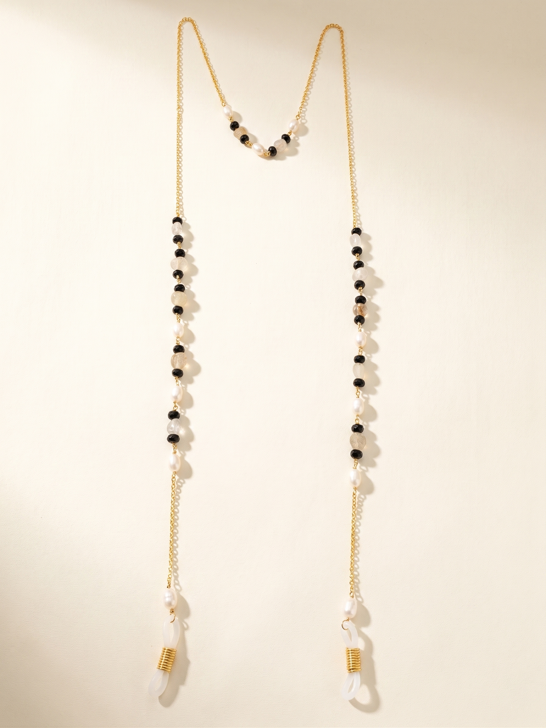 Citrine Pearl Earpods Chain