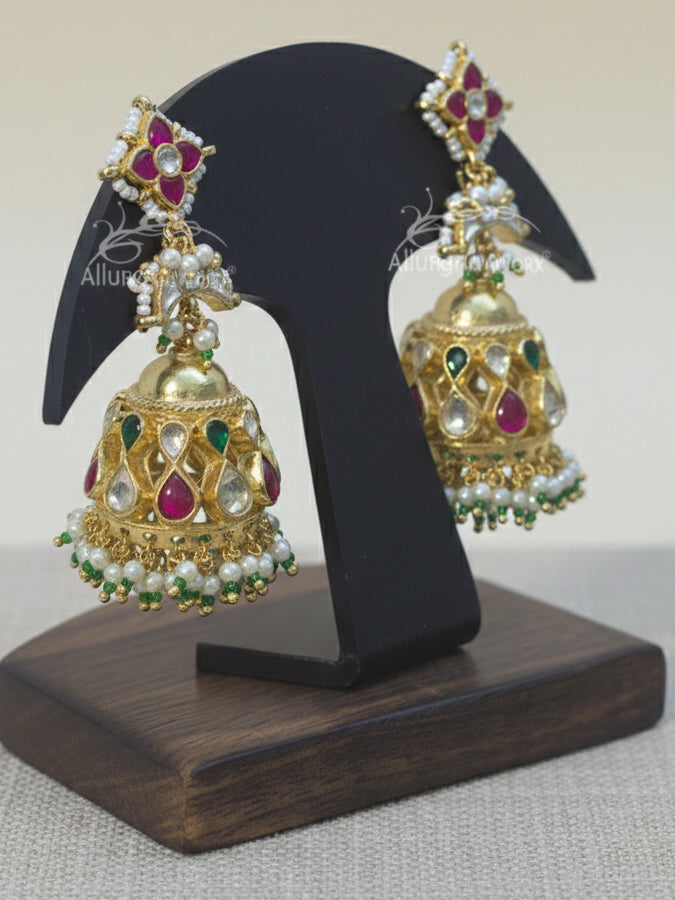 Jadau Jhumkas