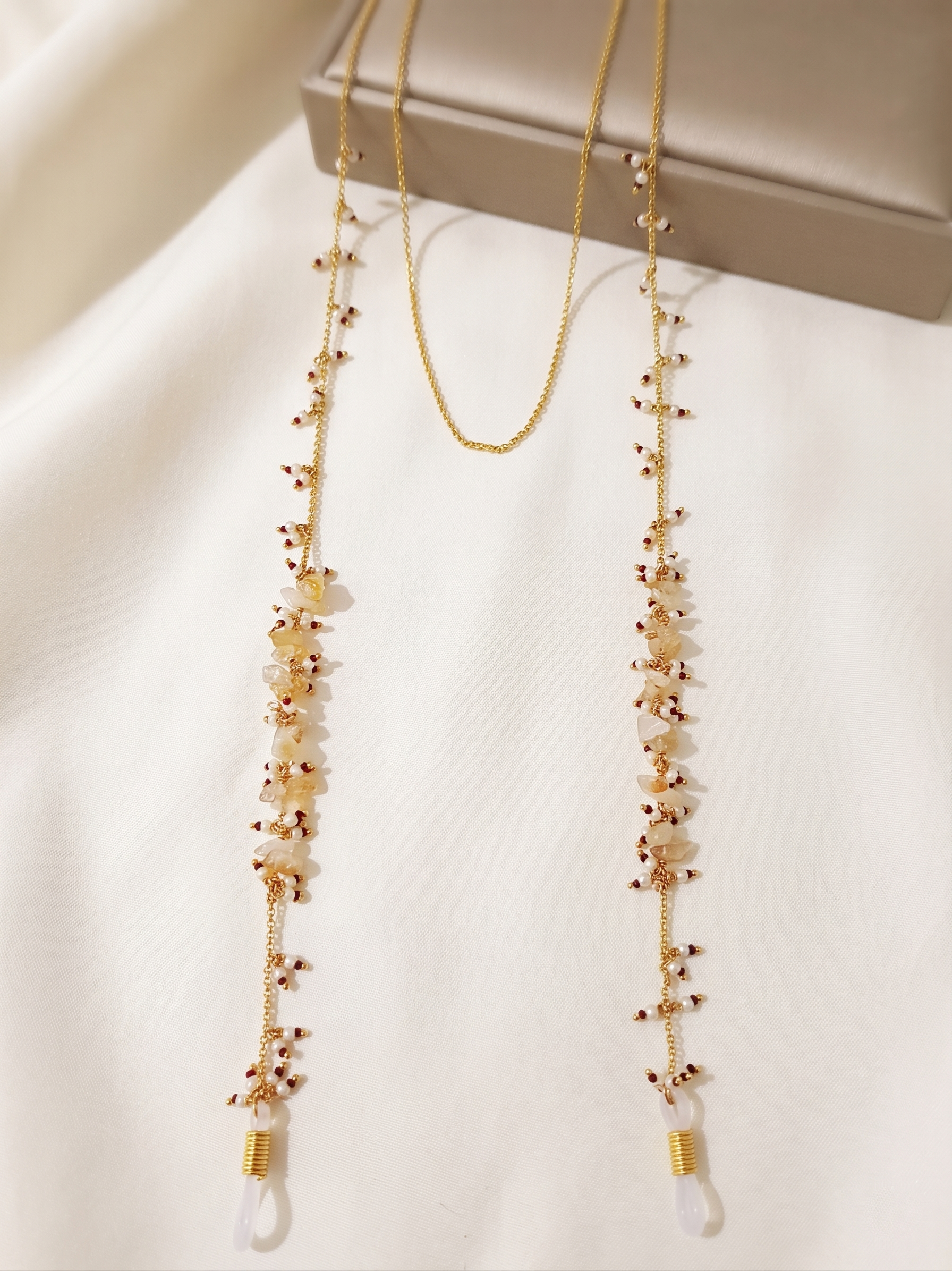 Citrine Earpods Chain