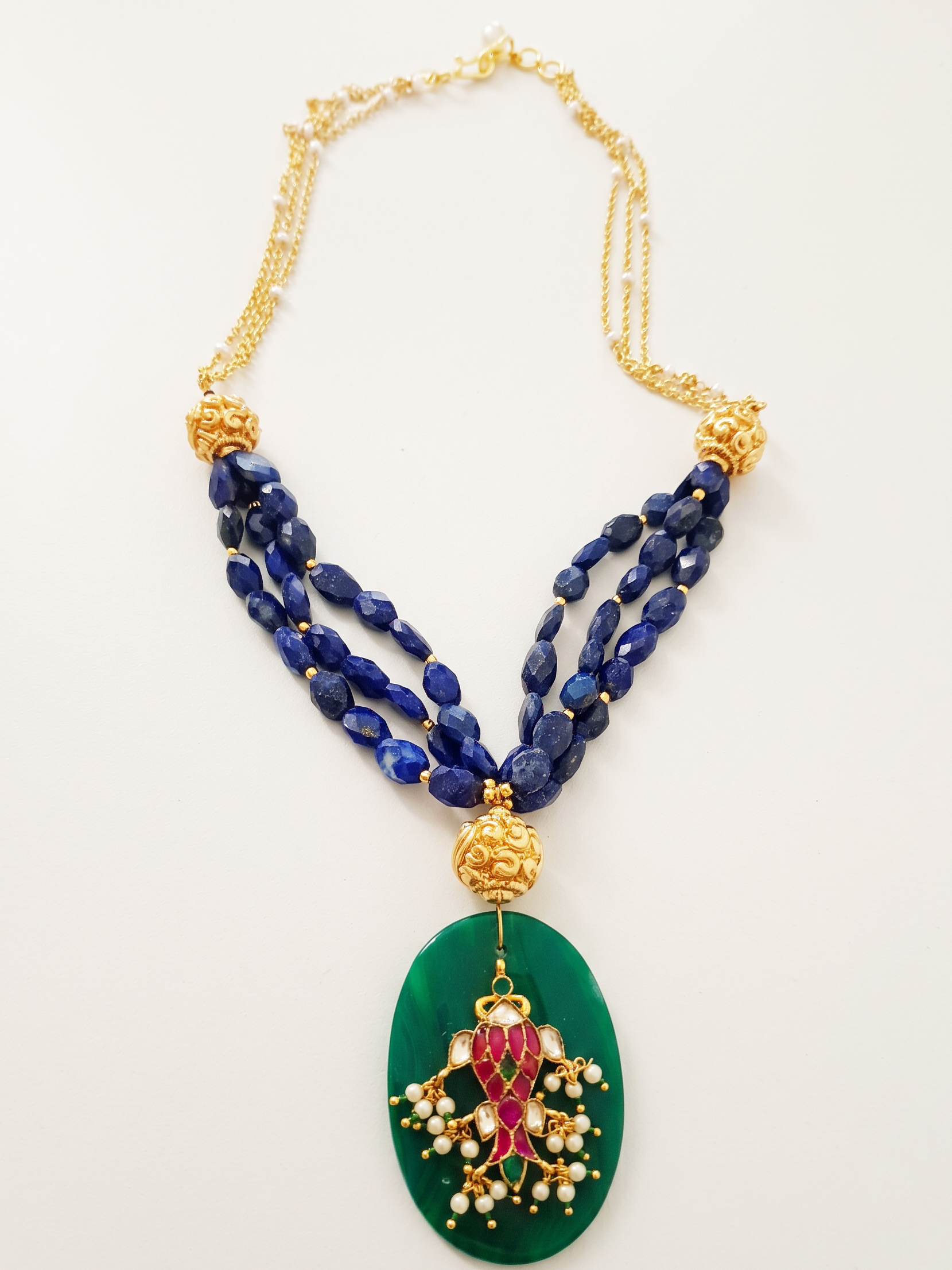 Lapis Agate Neckpiece