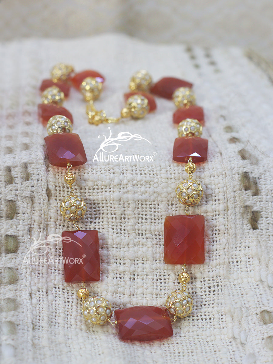 Brown Onyx Neckpiece