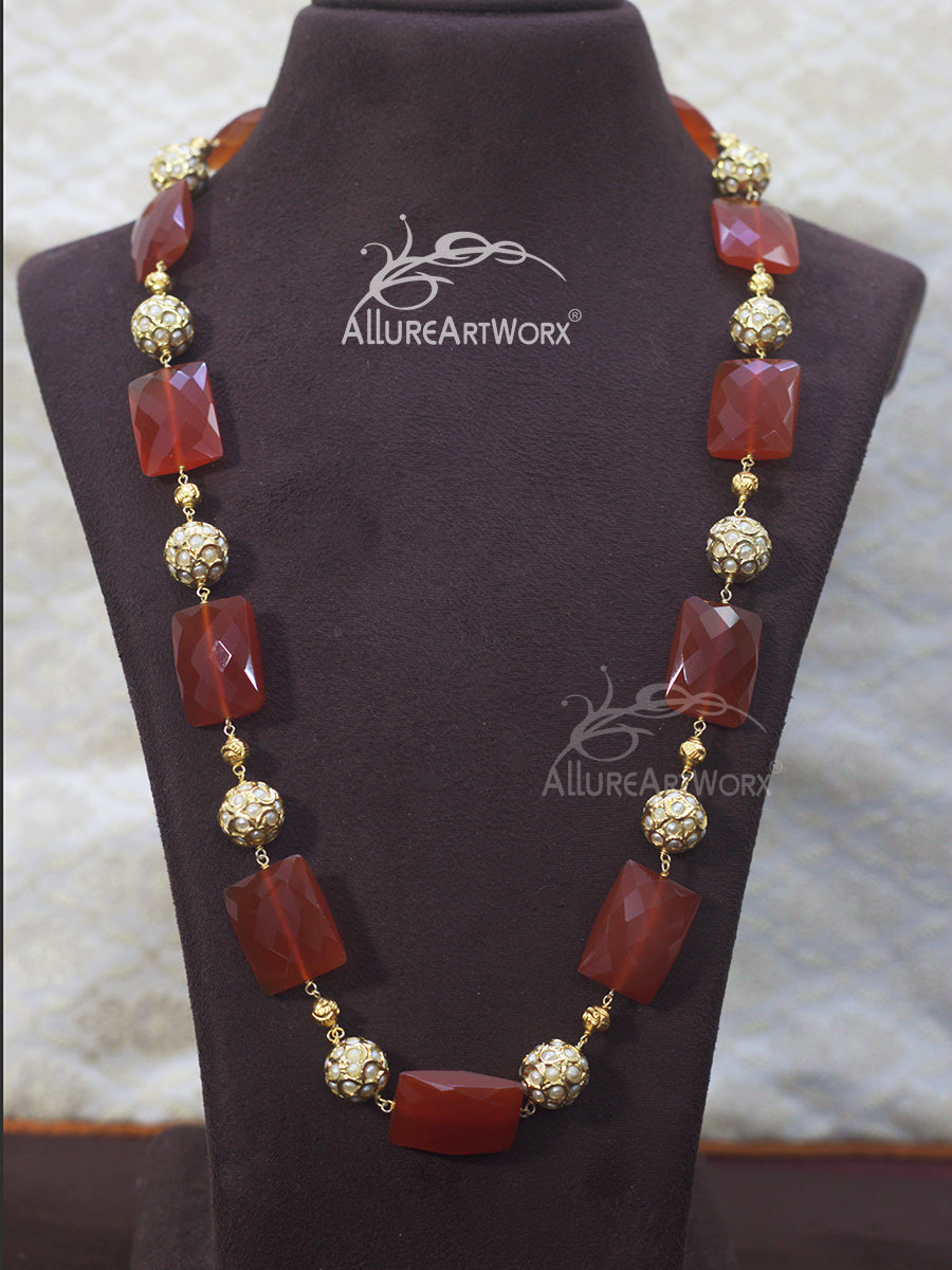 Brown Onyx Neckpiece