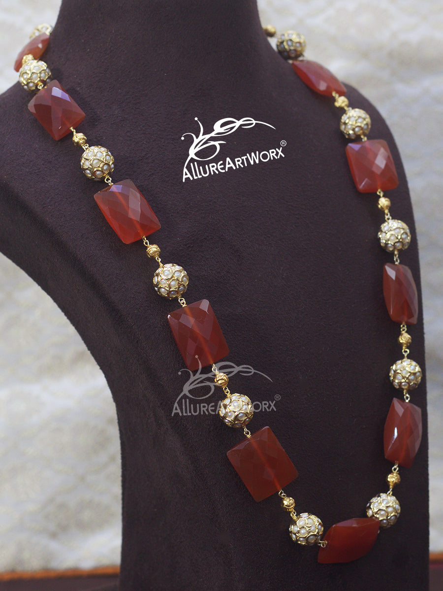 Brown Onyx Neckpiece