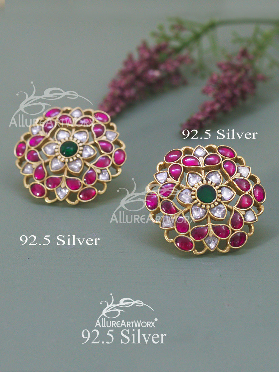 Azalea Silver Earrings