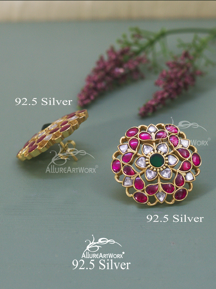 Azalea Silver Earrings