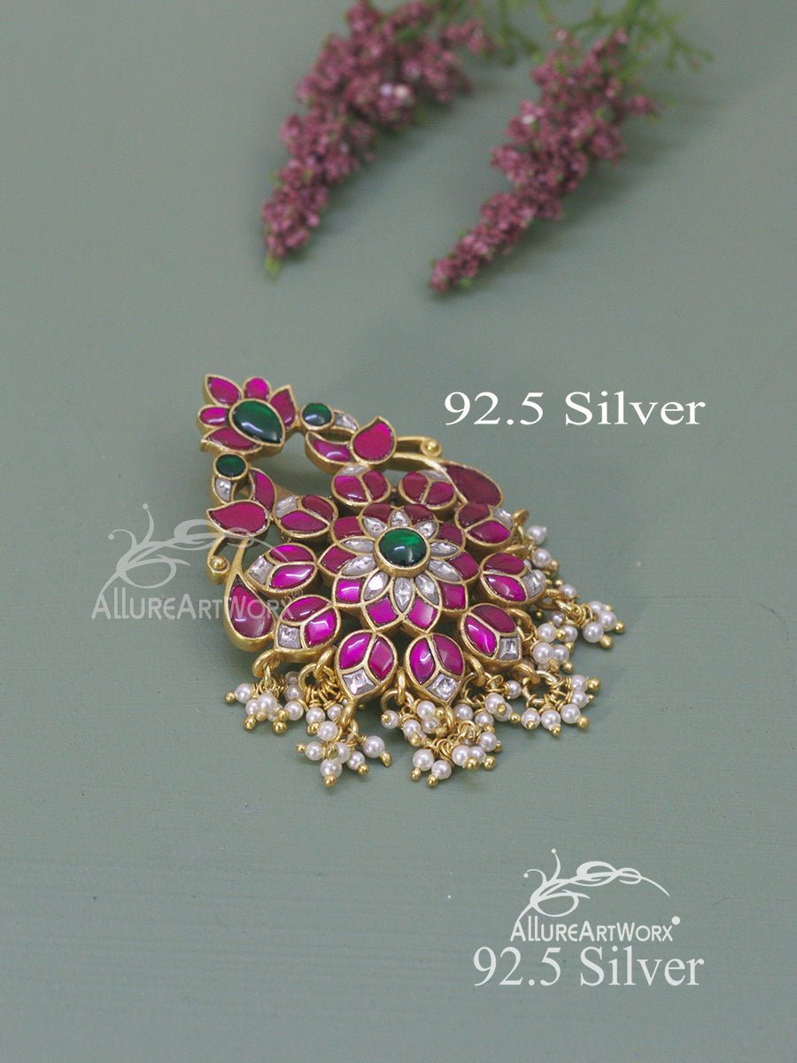 Azalea Silver Pendant