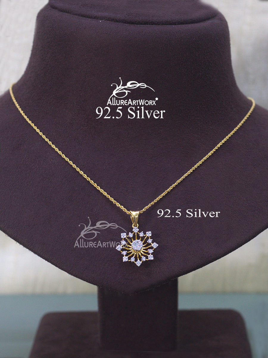 Aino Silver Pendant Set