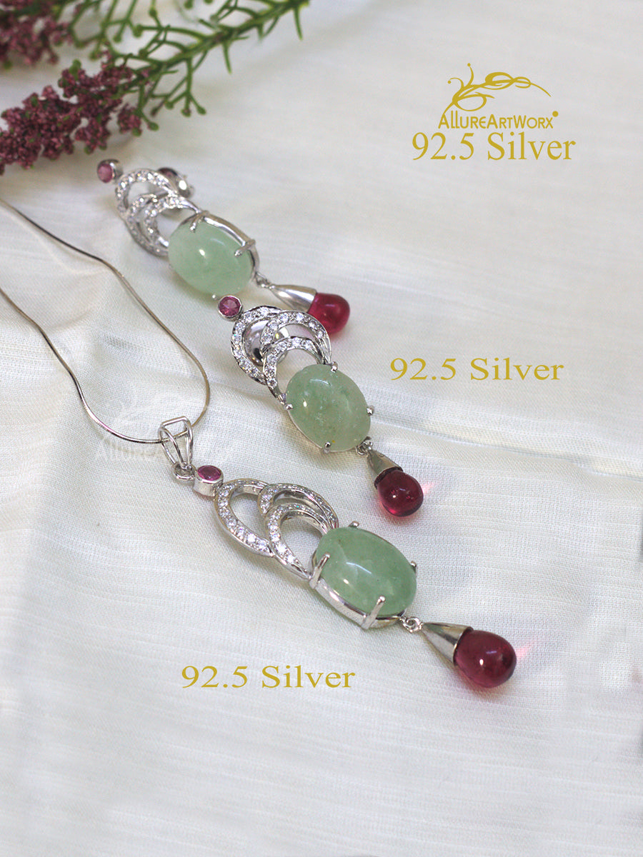 Nory Silver Pendant Set