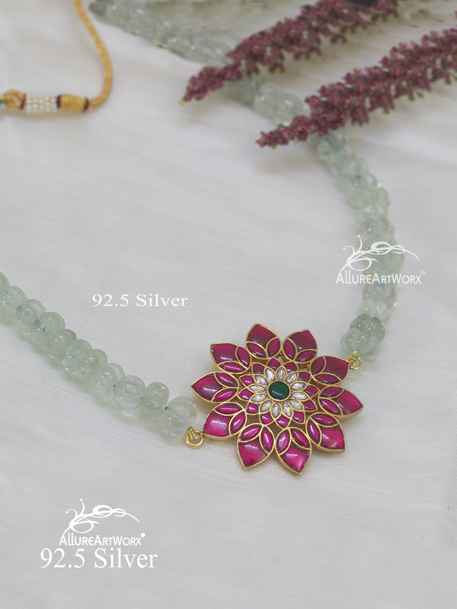 Aurora Silver Neckpiece