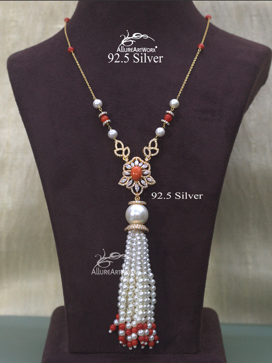 Miraya Silver Necklace