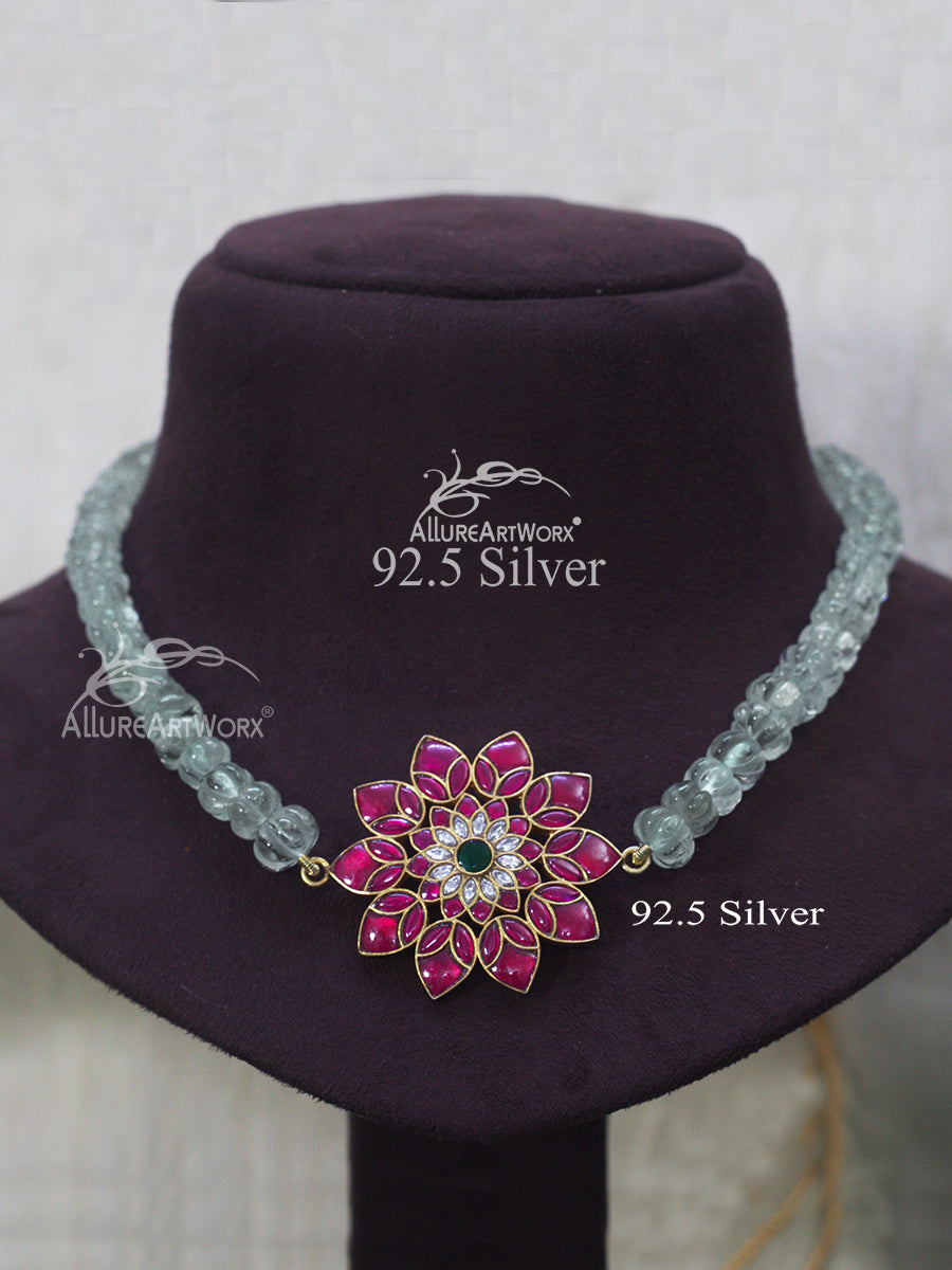 Aurora Silver Neckpiece