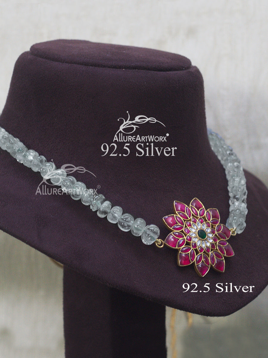 Aurora Silver Neckpiece