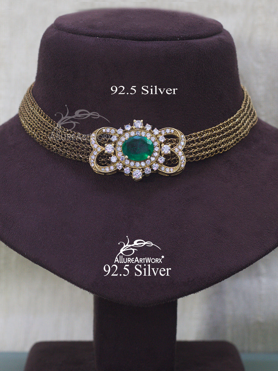 Atreyi Silver Choker